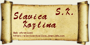 Slavica Kozlina vizit kartica